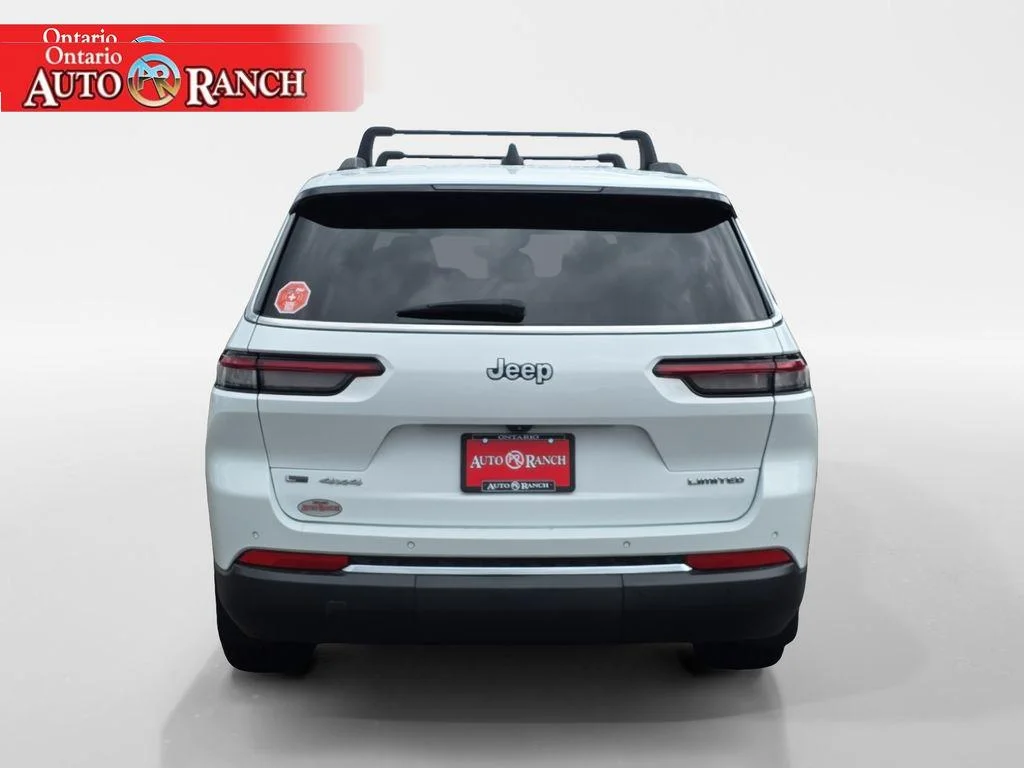 Used 2021 Bright White Clearcoat Jeep Limited image 4