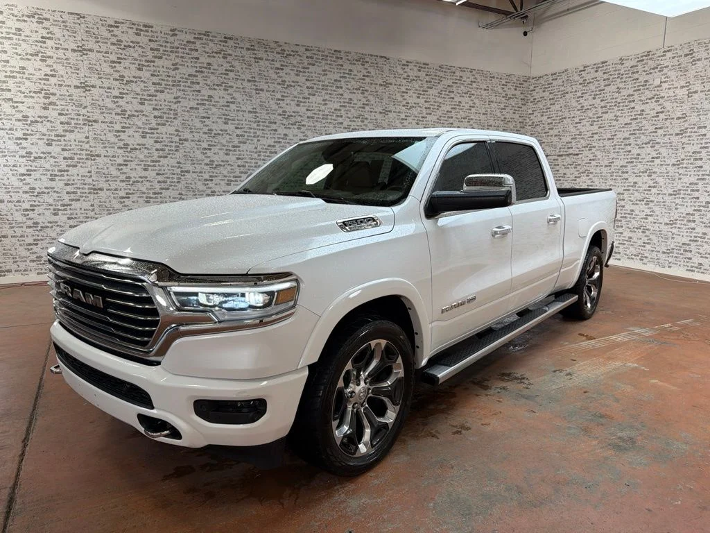Used 2019 Ivory White Tri-Coat Pearlcoat Ram Limited image 3