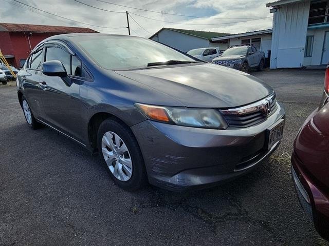 Used 2012 Honda Civic LX with VIN 2HGFB2F52CH559859 for sale in Kailua-Kona, HI