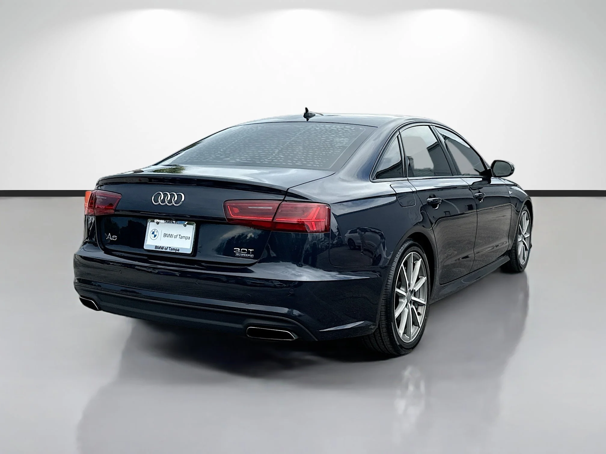 Used 2018 Moonlight Blue Metallic Audi Premium Plus image 3