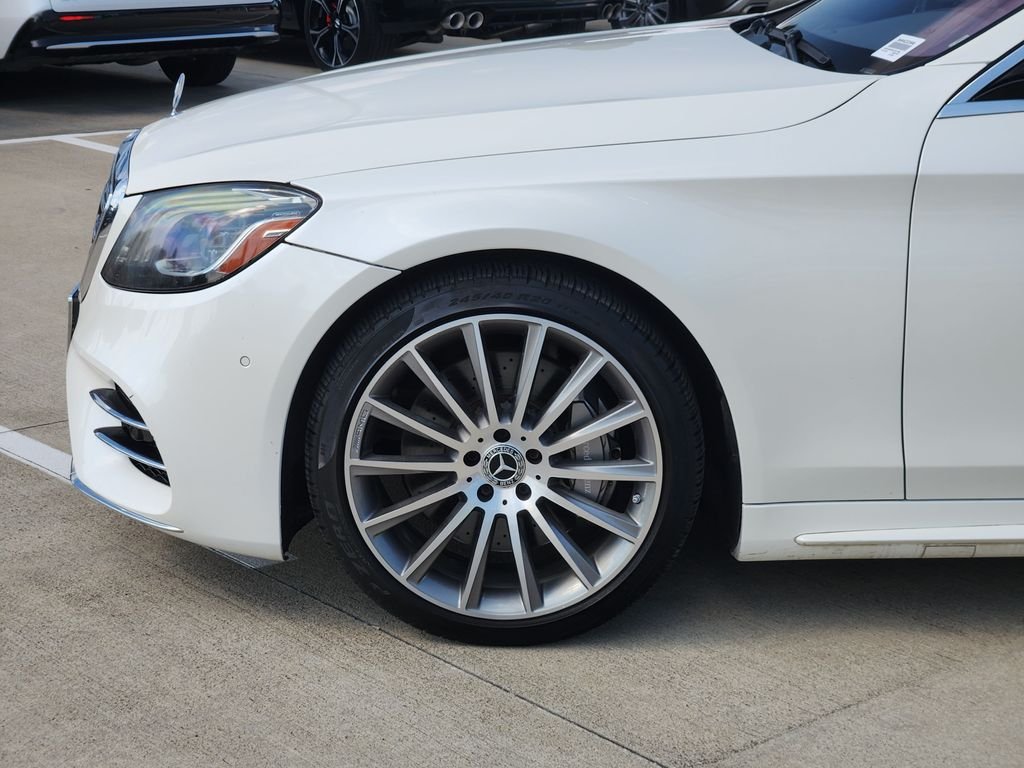 Used 2018 designo Diamond White Mercedes-Benz S 450 image 8