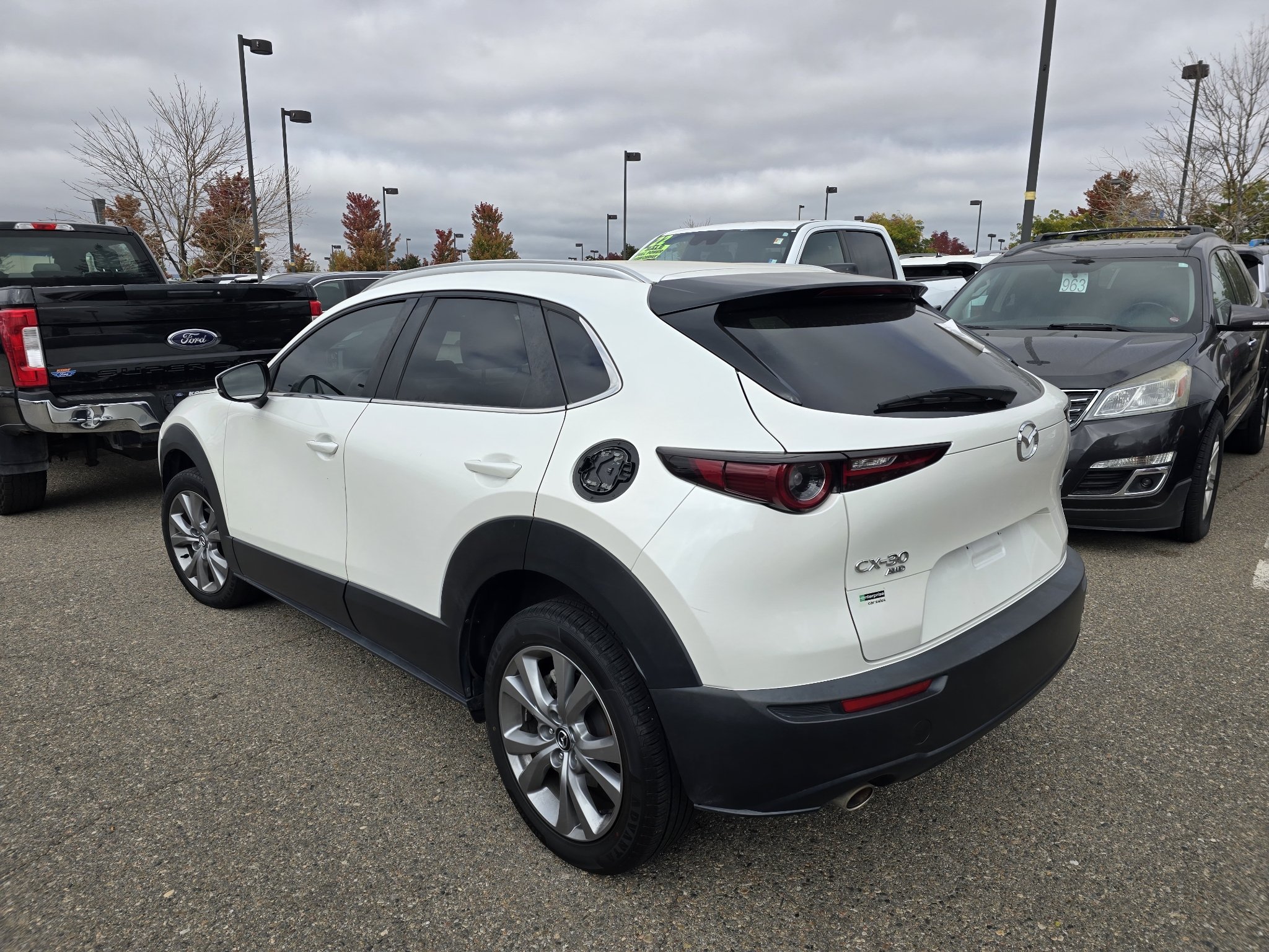 Used 2023 Snowflake White Pearl Mica Mazda 2.5 S Select Package image 3