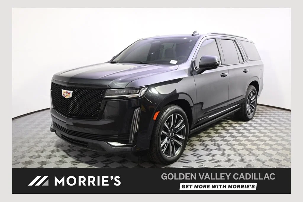 Used 2022 Galactic Gray Metallic Cadillac Sport Platinum image 1