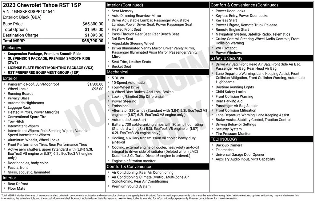 Used 2023 Black Chevrolet RST image 7
