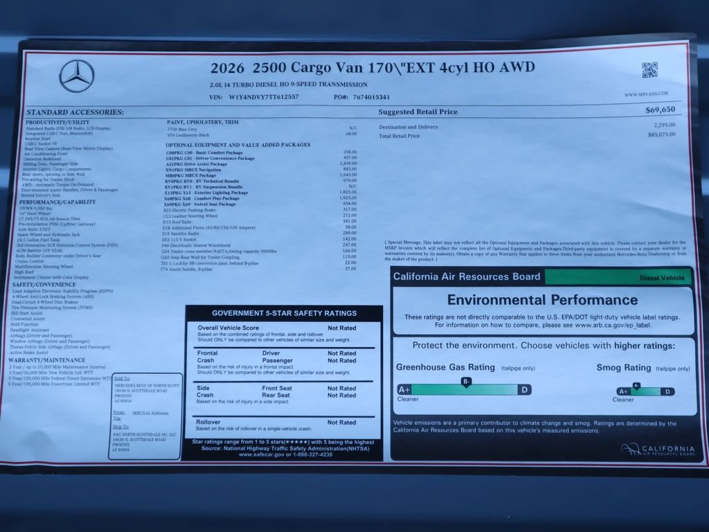New 2026  Mercedes-Benz Cargo 170 WB image 9