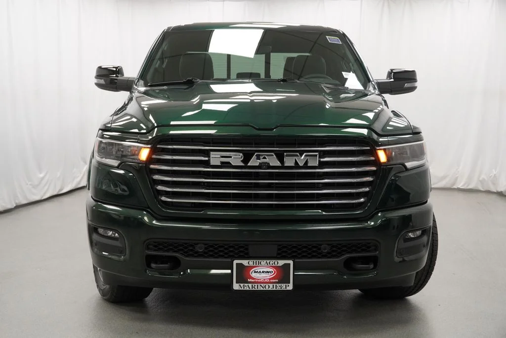 New 2027 Serrano-Green Metallic Exterior Paint RAM Laramie image 7