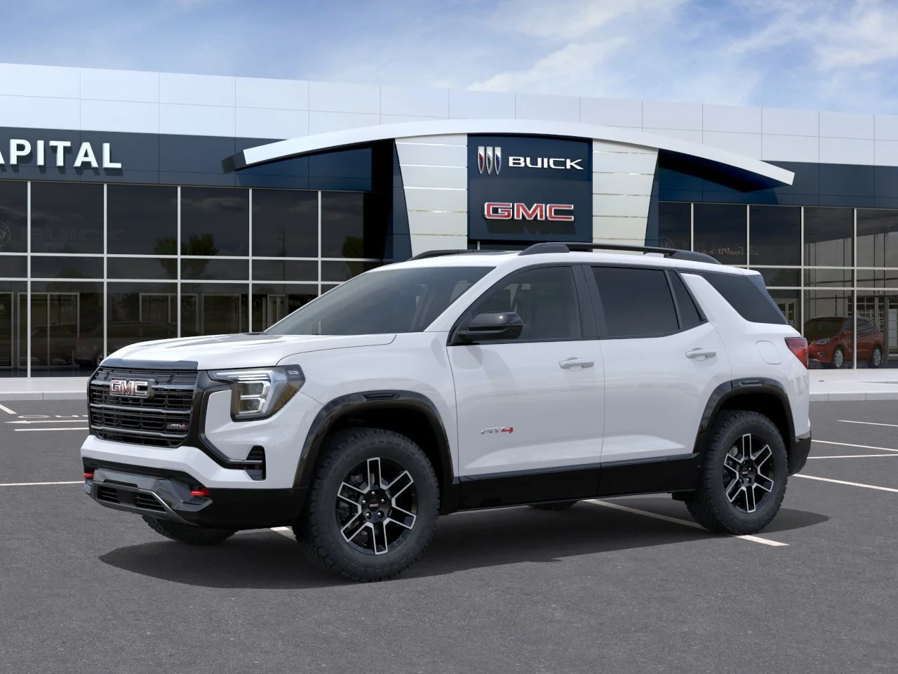 New 2027 Summit White GMC AWD AT4 image 3