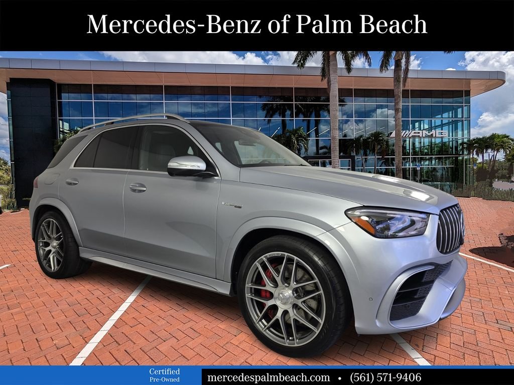 Certified Used 2024 Silver Mercedes-Benz GLE 63 S AMG® image 1