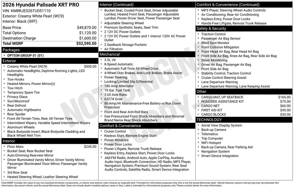 Used 2026 White Hyundai XRT Pro image 9