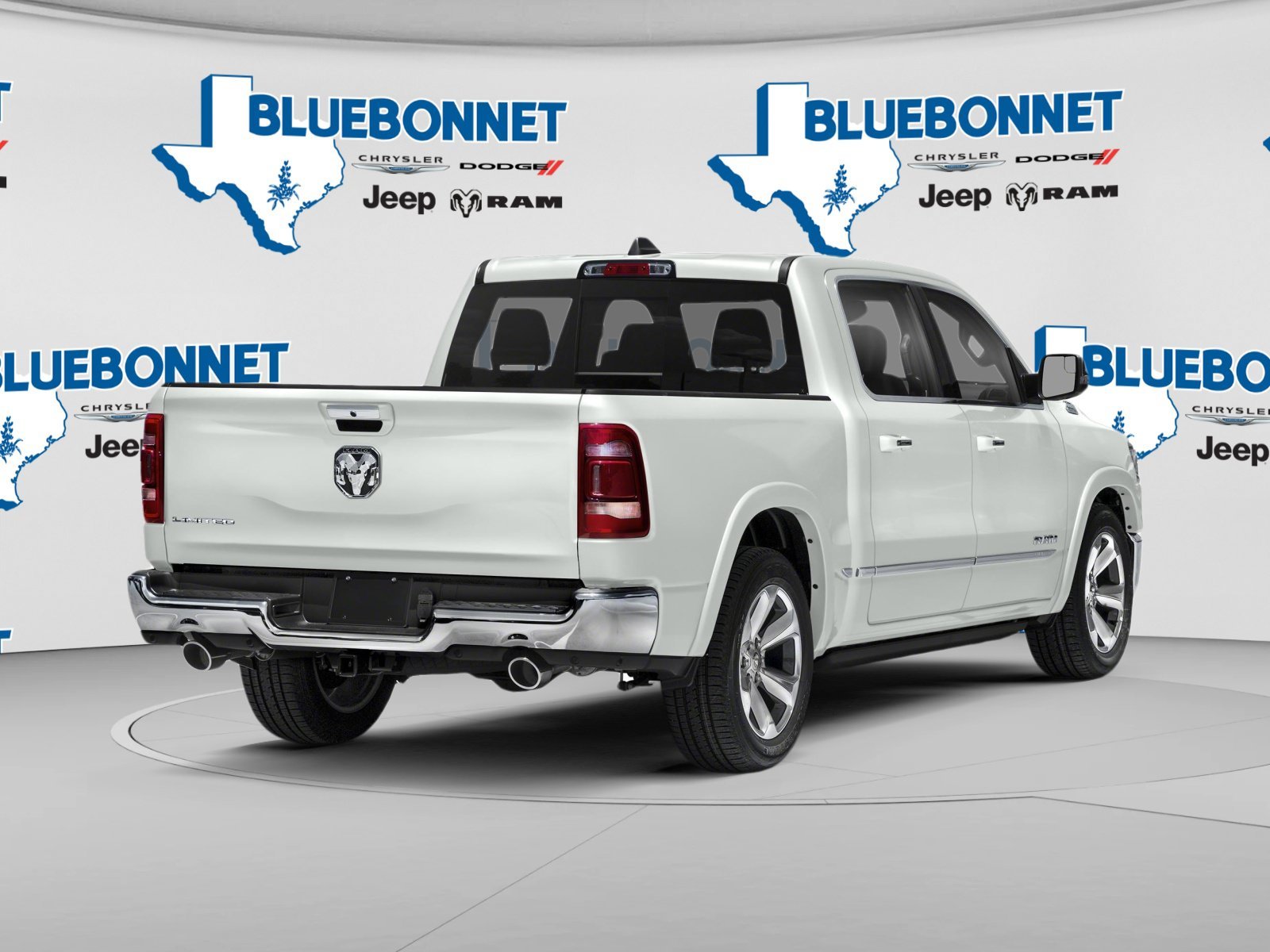 Used 2021 Bright White Clearcoat Ram Limited image 2