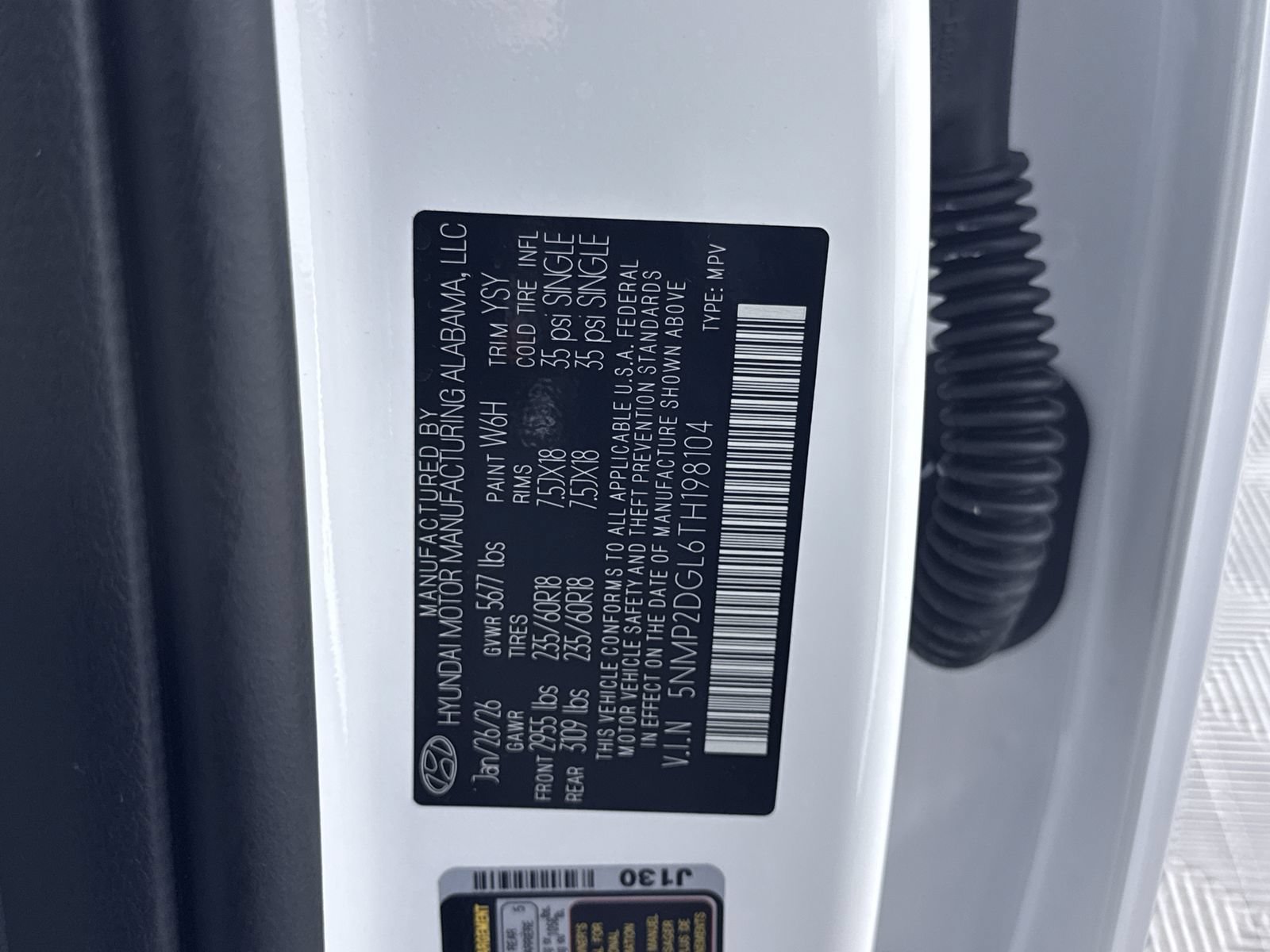 Certified Used 2026 Serenity White Hyundai SEL image 12