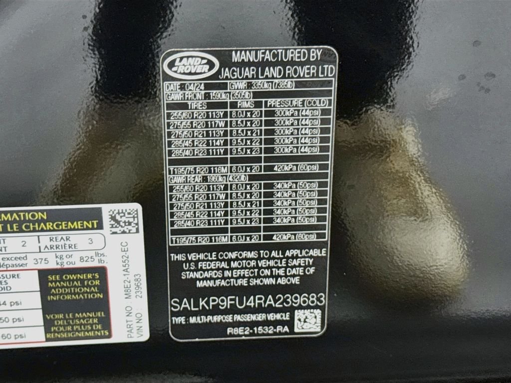 Certified Used 2024 Black Land Rover SE image 34