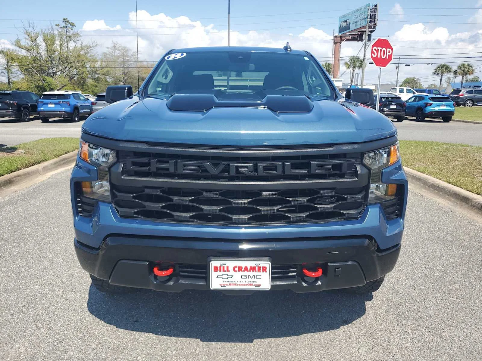 Used 2024 Lakeshore Blue Metallic Chevrolet Custom Trail Boss image 9