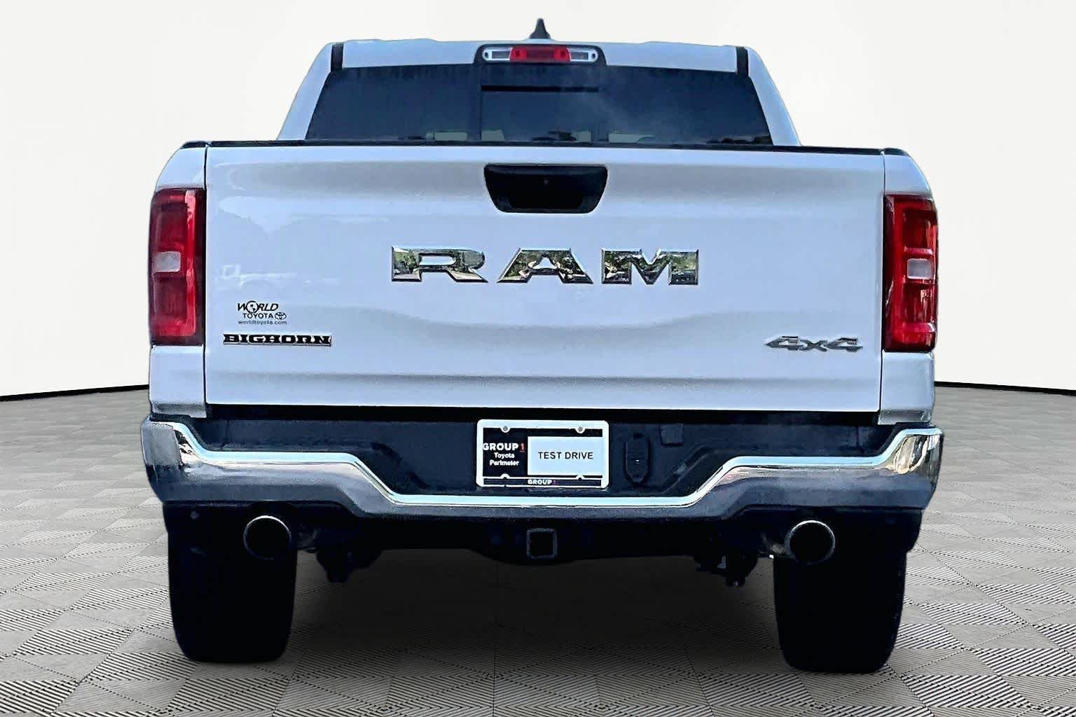 Used 2025 Bright White Clearcoat Ram Big Horn image 5