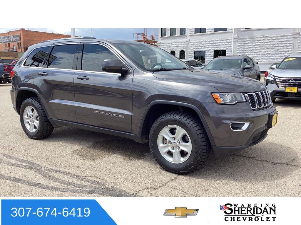 Used 2017 Gray Jeep Laredo image 1