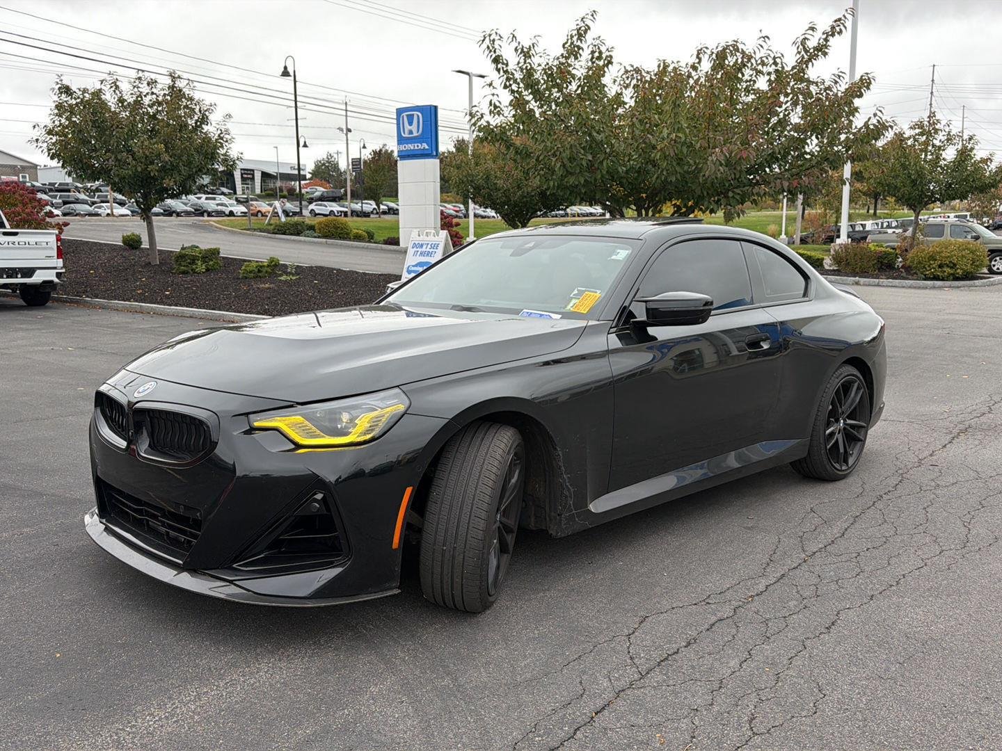 Used 2024 Black Sapphire Metallic BMW M240i xDrive image 3
