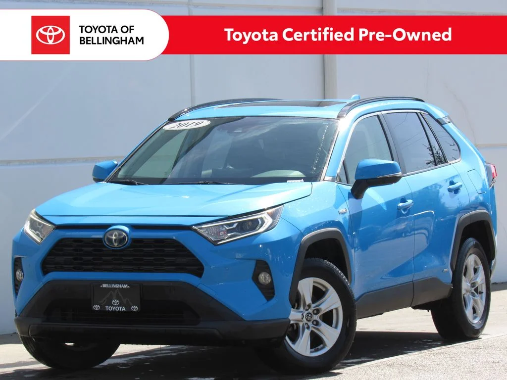 Certified Used 2019 Blue Flame Toyota XLE image 1