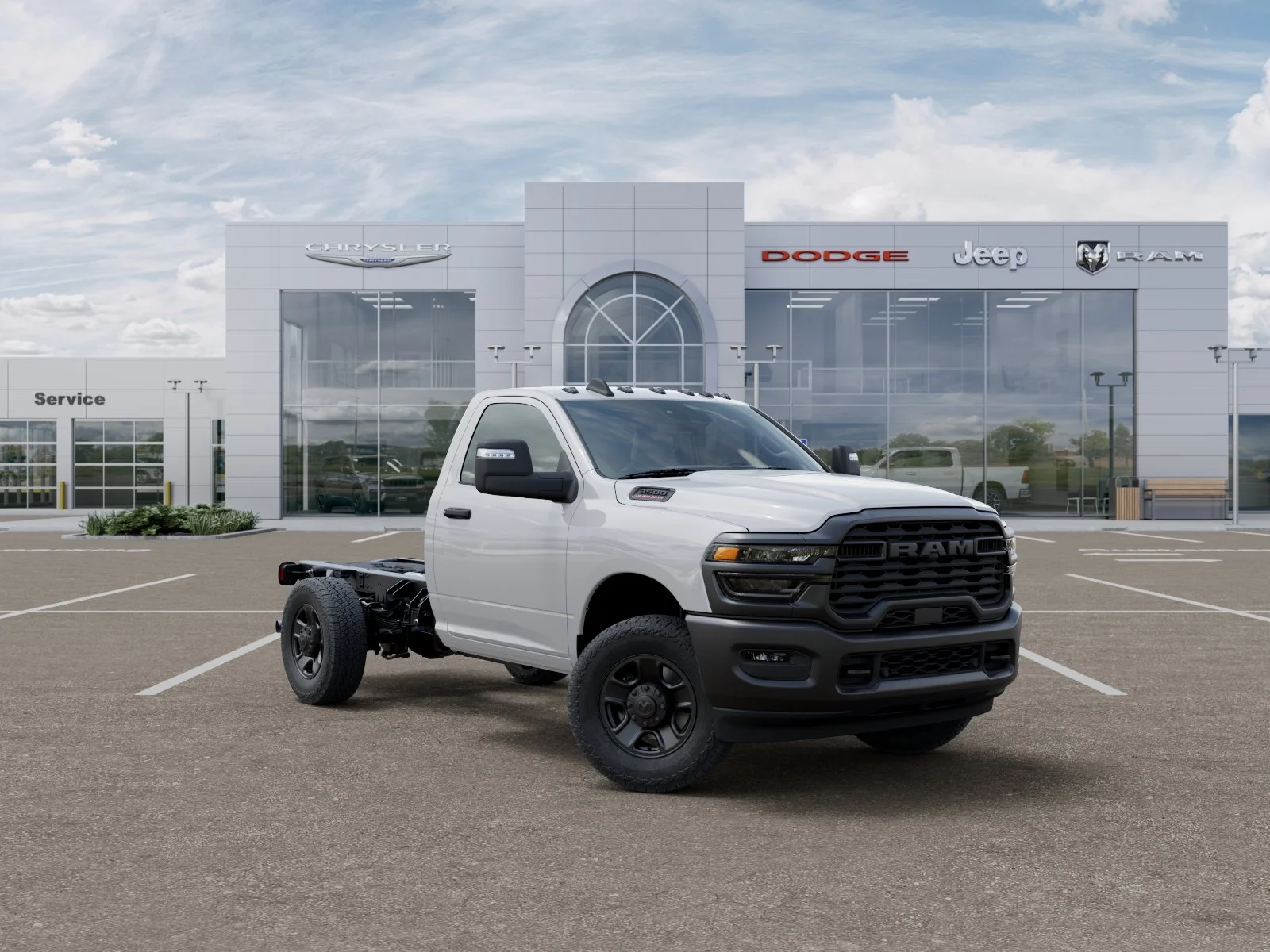 New 2025 Bright White Clear-Coat Exterior Paint RAM Tradesman image 16