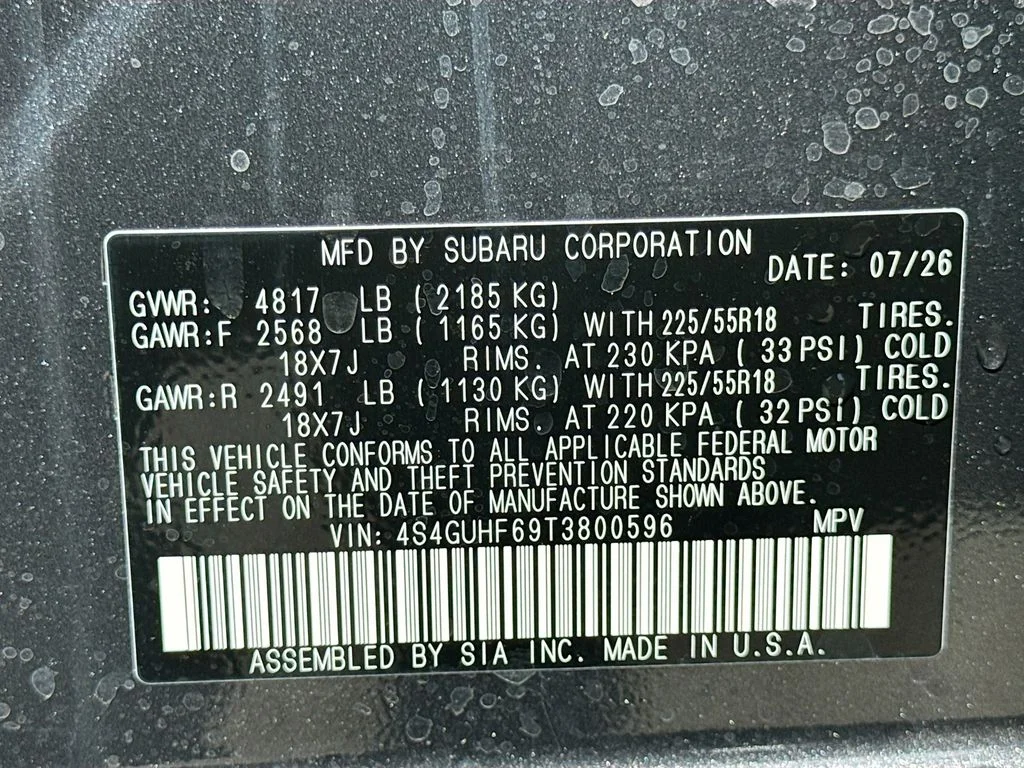 New 2026 MAGNETITE GRAY PEARL Subaru Sport image 39