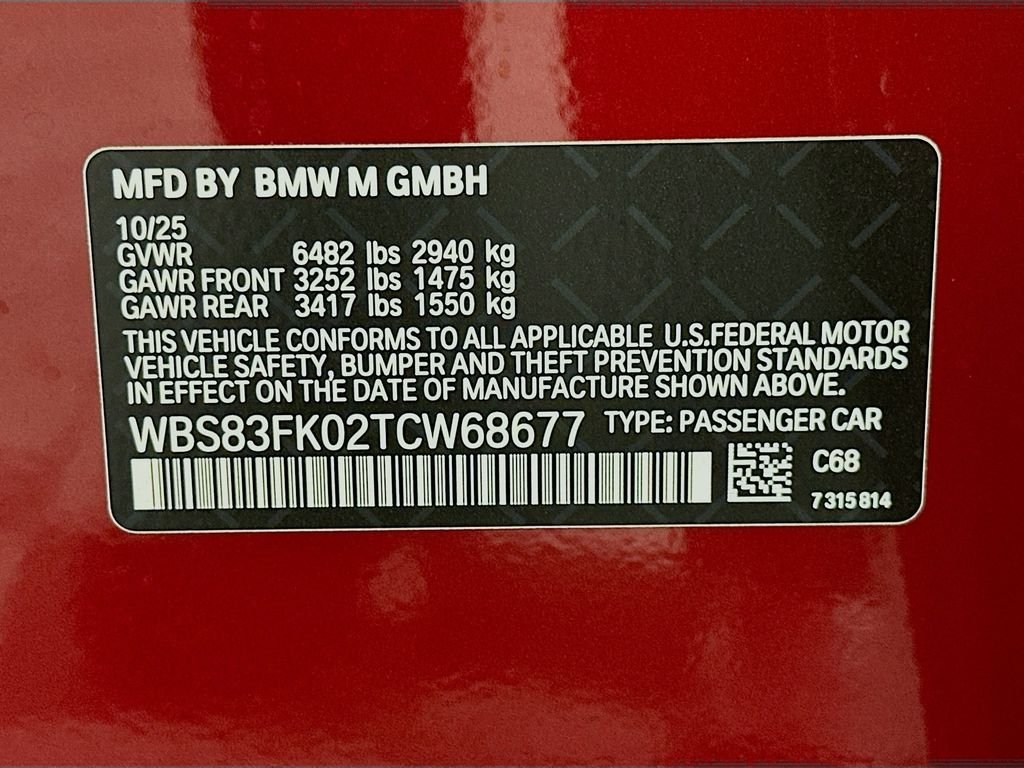 Used 2026 Vegas Red Metallic BMW Base image 32