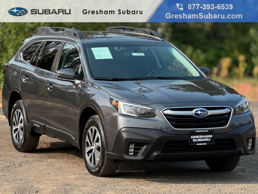 Used 2021 Magnetite Gray Metallic Subaru Premium image 1