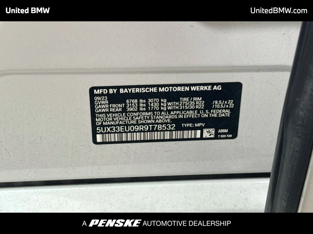 Certified Used 2024 Mineral White Metallic BMW M60i image 22