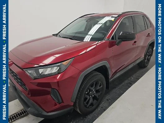 Certified Used 2021 Red Toyota LE image 2