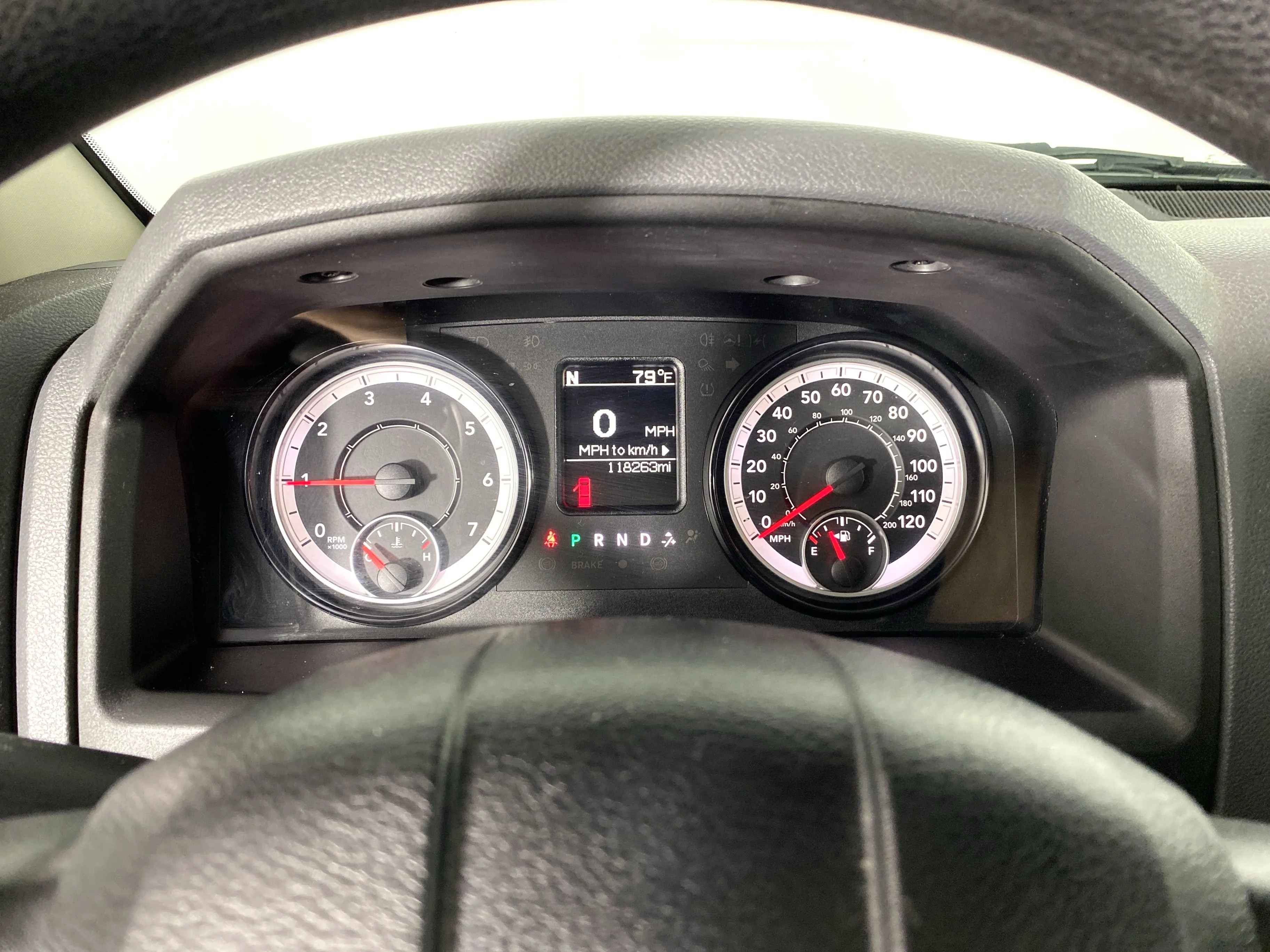 Used 2017 Granite Crystal Metallic Clearcoat Ram SLT image 17
