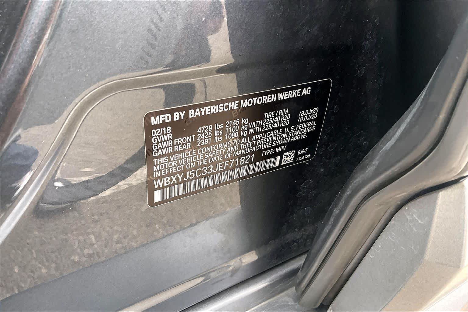 Used 2018 Mineral Gray Metallic BMW xDrive28i image 31