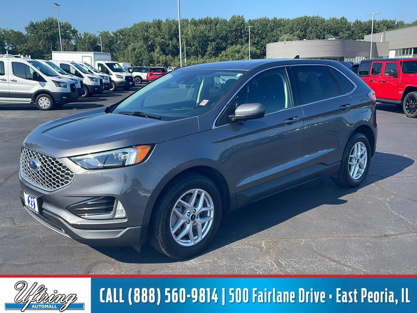 Used 2023 Carbonized Gray Metallic Ford SEL image 1