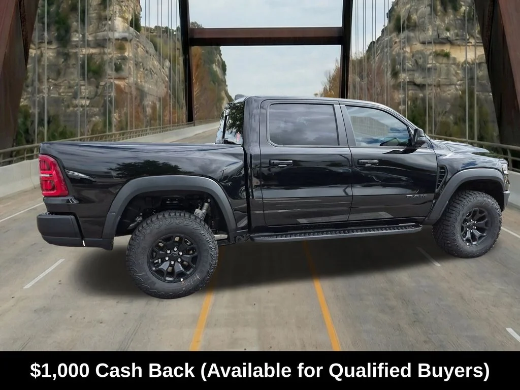 New 2026 Diamond Black Crystal Pearl-Coat Exterior Paint RAM RHO image 10
