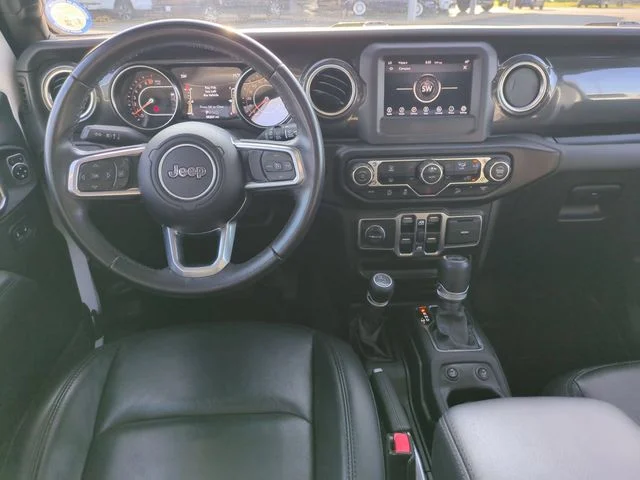 Used 2021 White Jeep Unlimited Sahara Altitude image 30