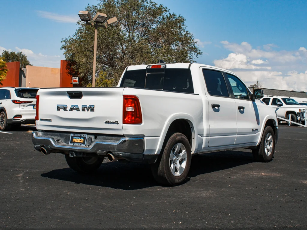 Used 2025 Bright White Clearcoat Ram Big Horn image 4