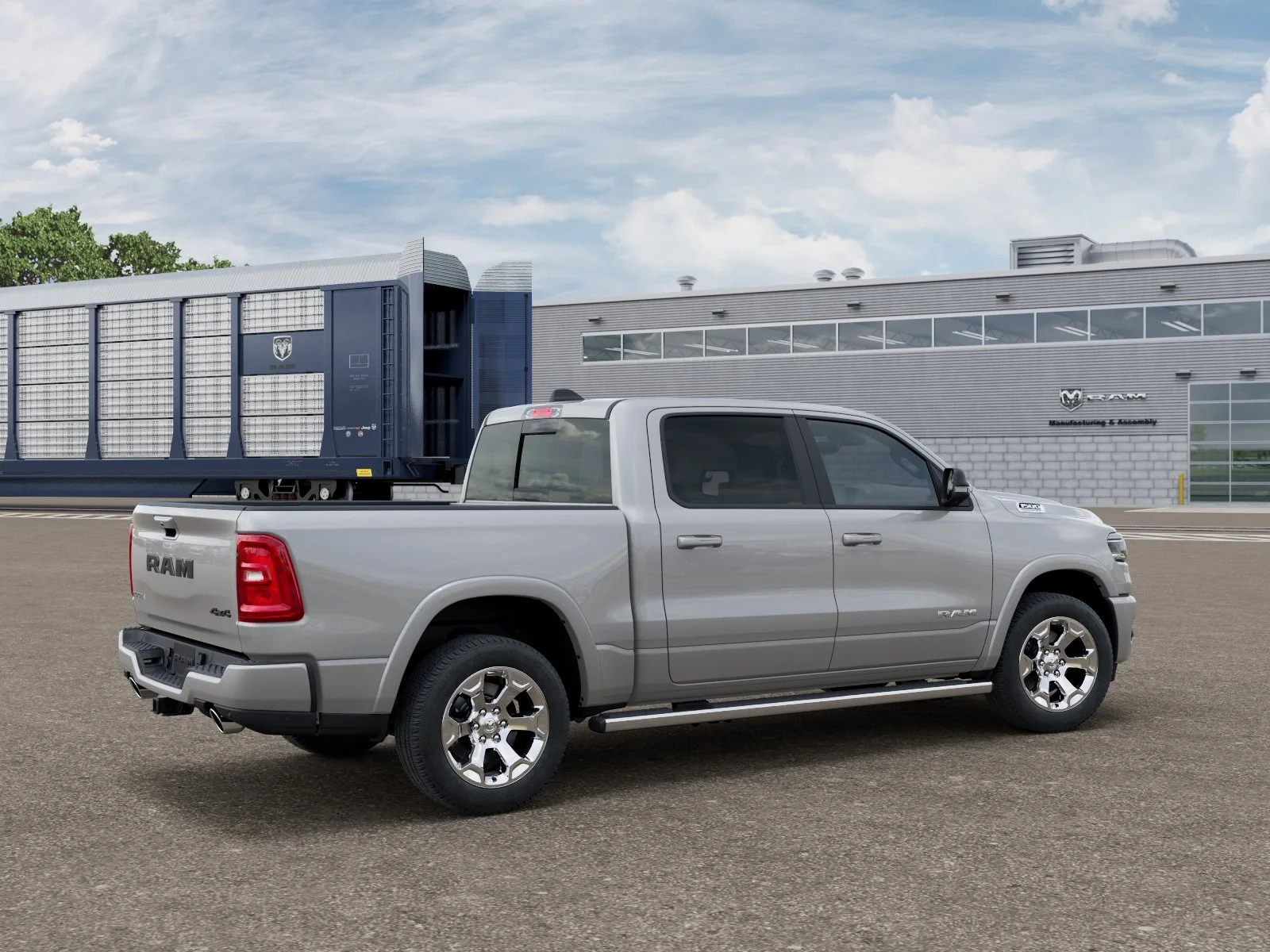 New 2026 Silver Zynith Exterior Paint RAM Big Horn/Lone Star image 2