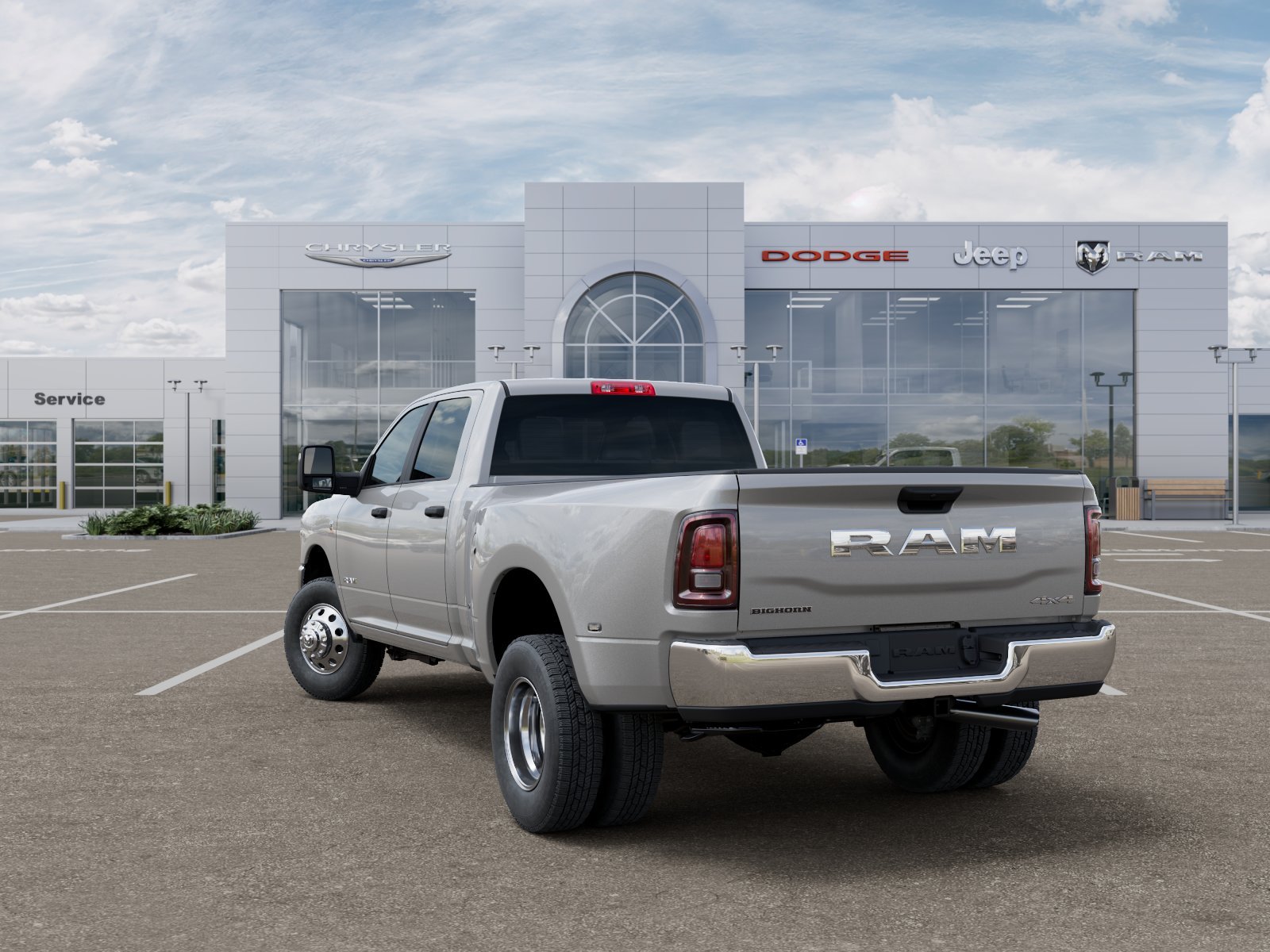 New 2026 Silver-Zynith Exterior Paint RAM Big Horn image 42
