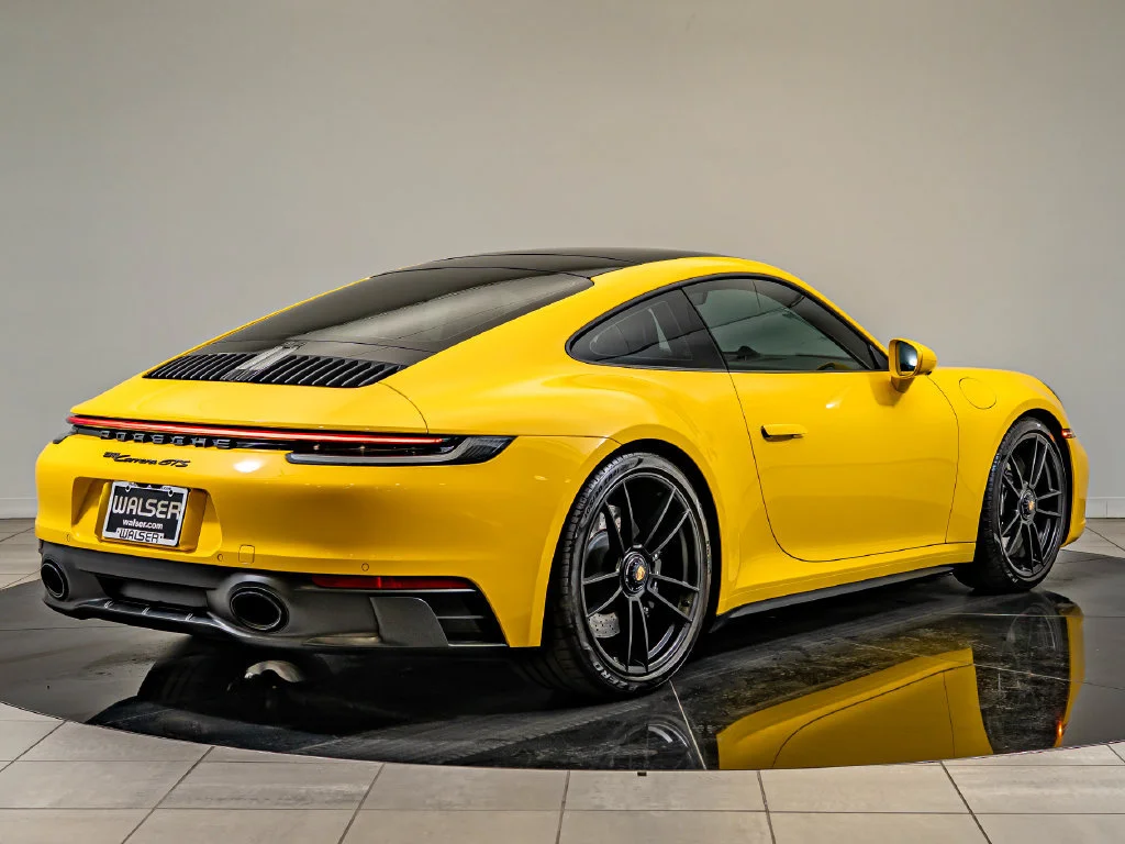 Used 2024 Yellow Porsche Carrera GTS image 8