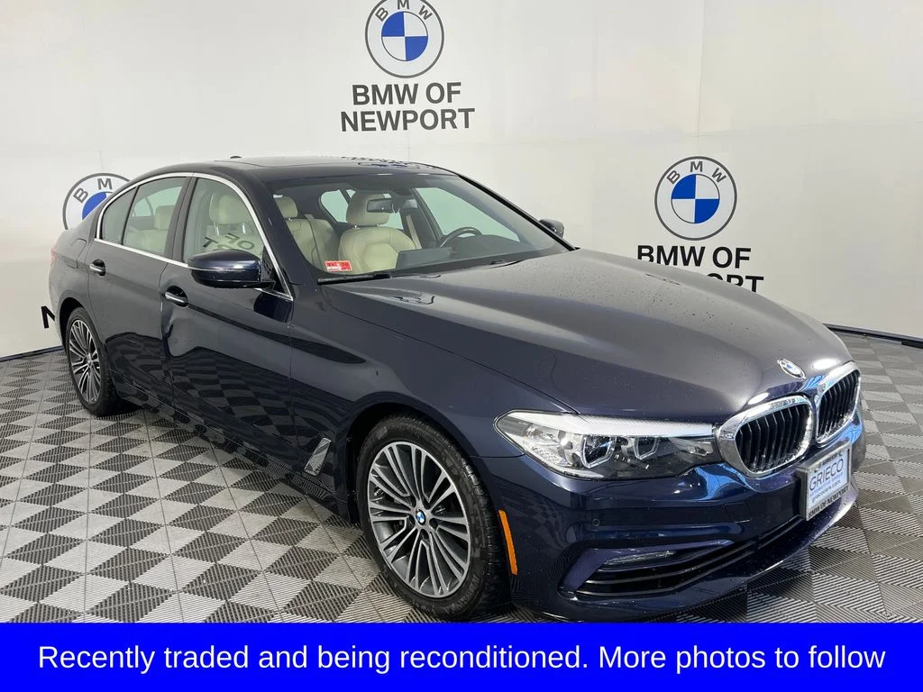 Used 2017 Blue BMW 530i xDrive image 1