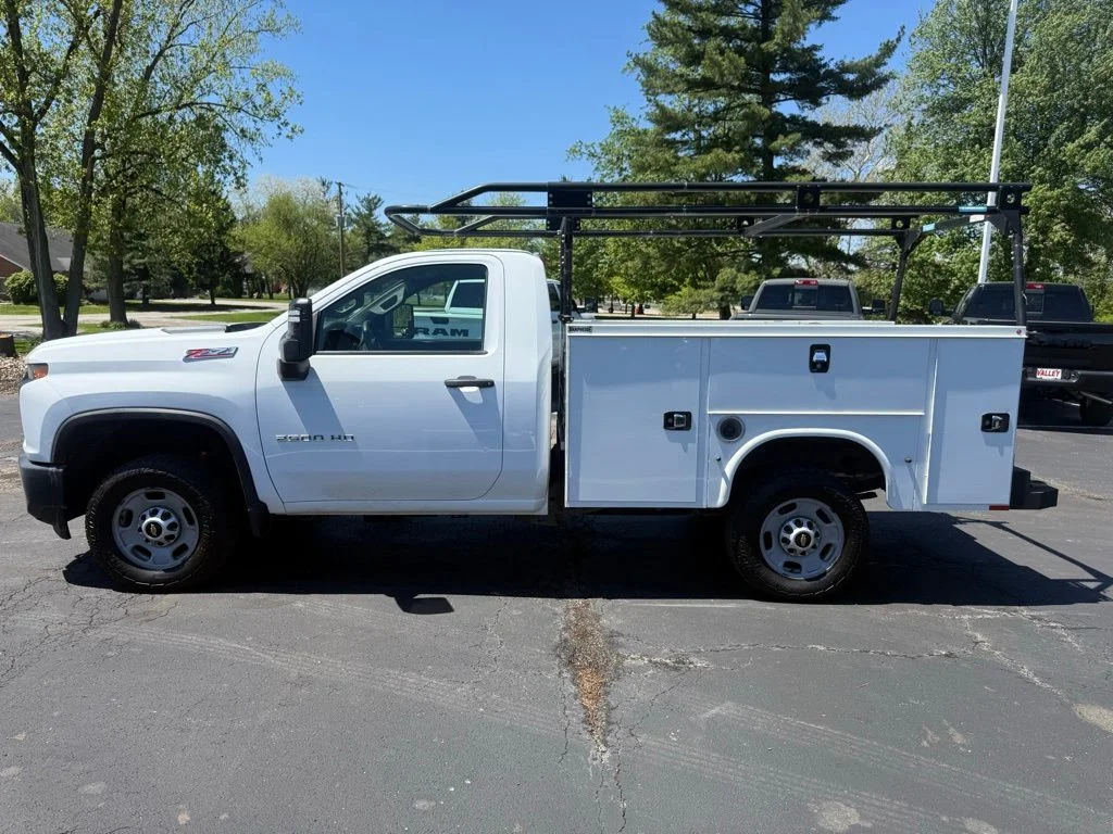 Certified Used 2021 White Chevrolet Work Truck image 8