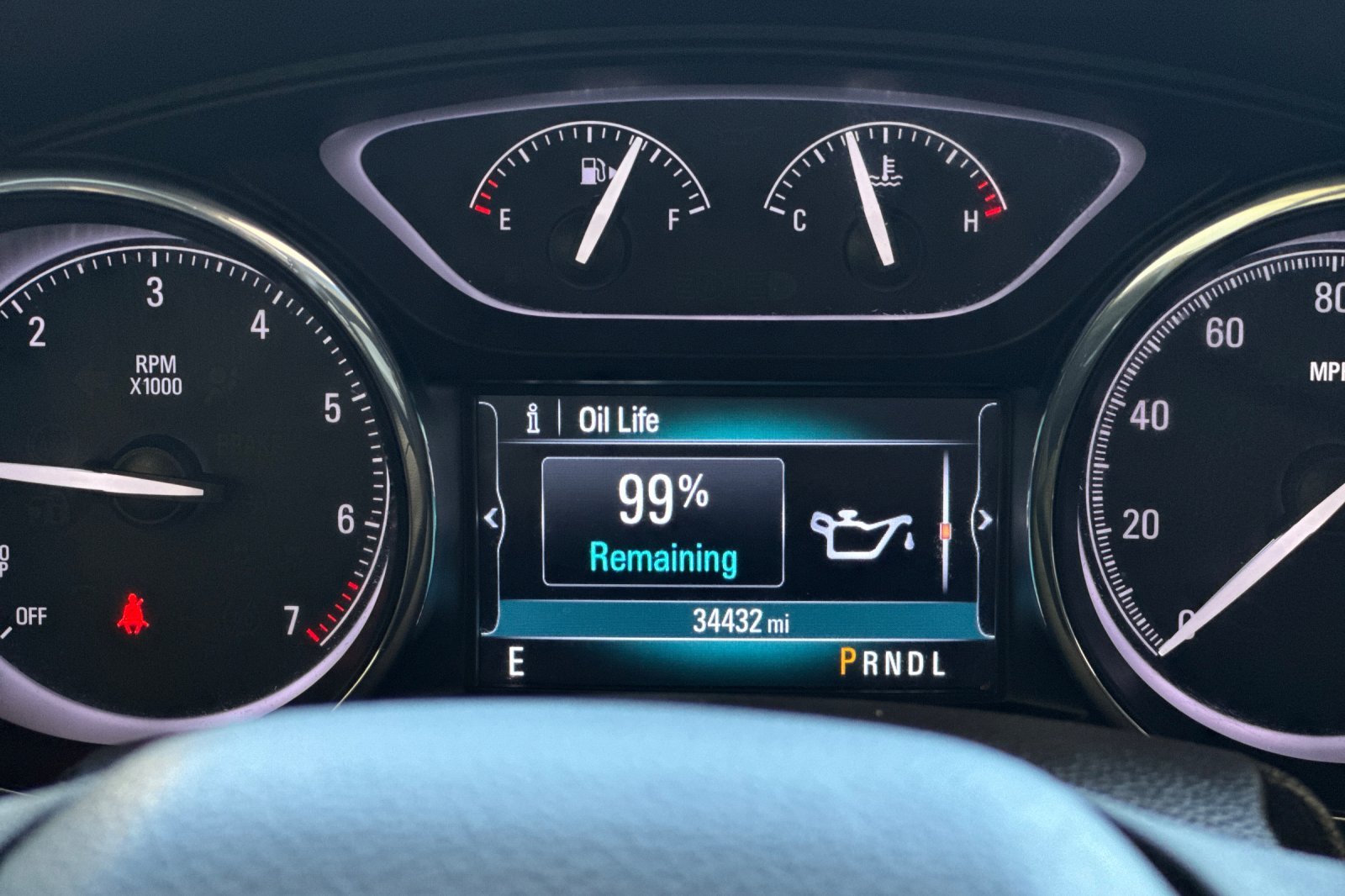 Used 2019 Ebony Twilight Metallic Buick Preferred image 25