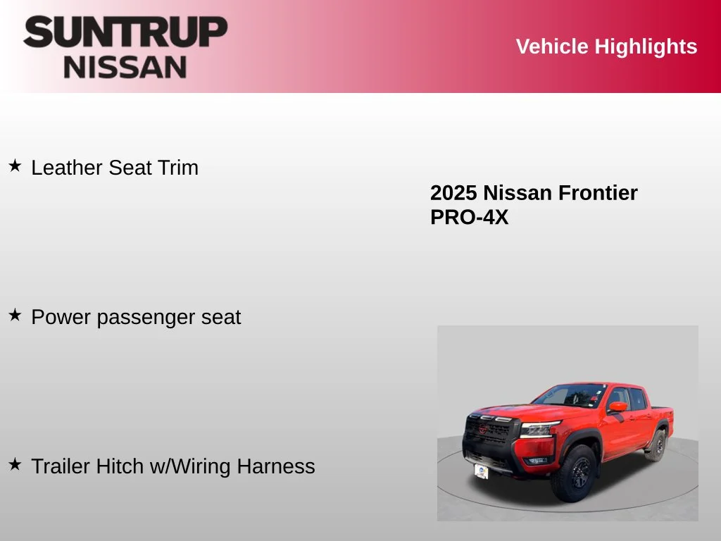 Used 2025 Orange Nissan PRO-4X image 39
