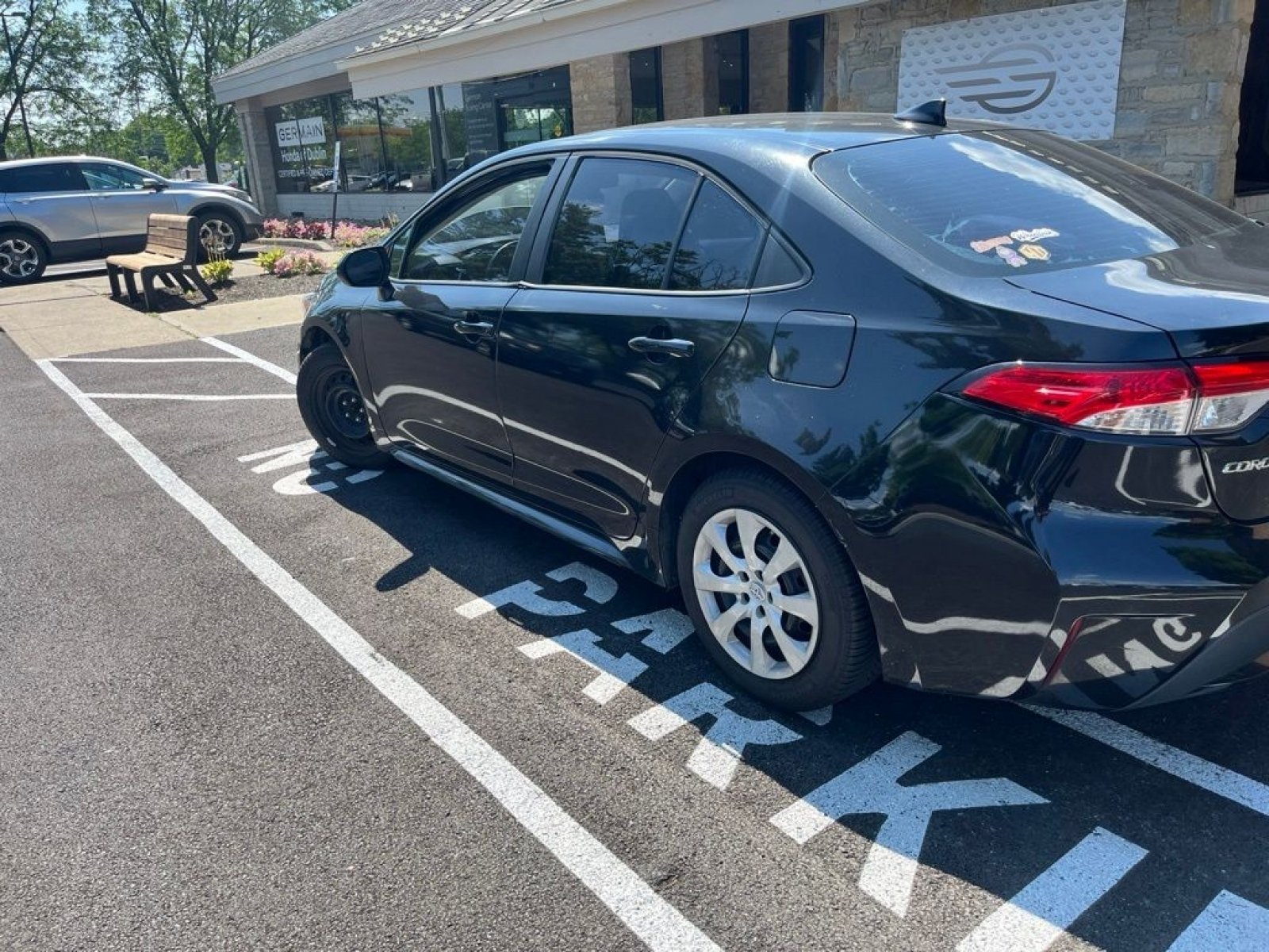 Used 2021 Black Sand Pearl Toyota LE image 7