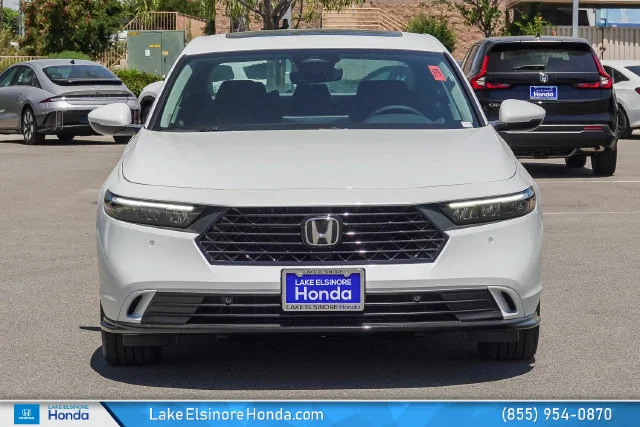 New 2026 Platinum White Pearl Honda EX-L Hybrid image 3