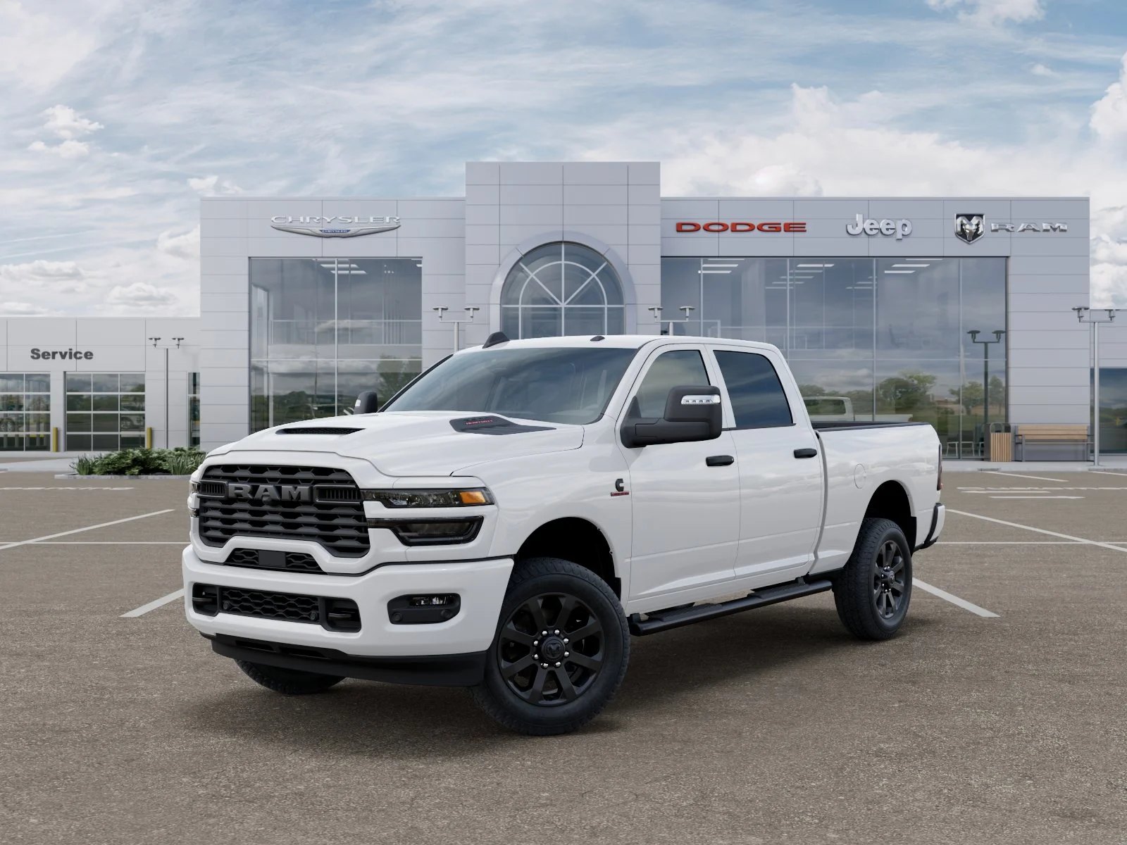 New 2026 Bright White Clear-Coat Exterior Paint RAM Tradesman image 33