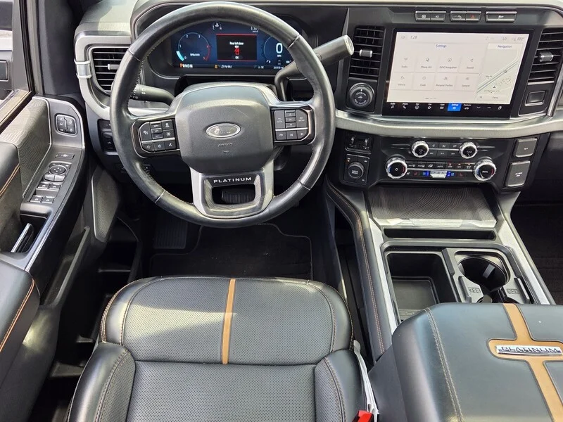 Used 2024 Black Metallic FORD PLATINUM 4WD CREW CAB 6.75