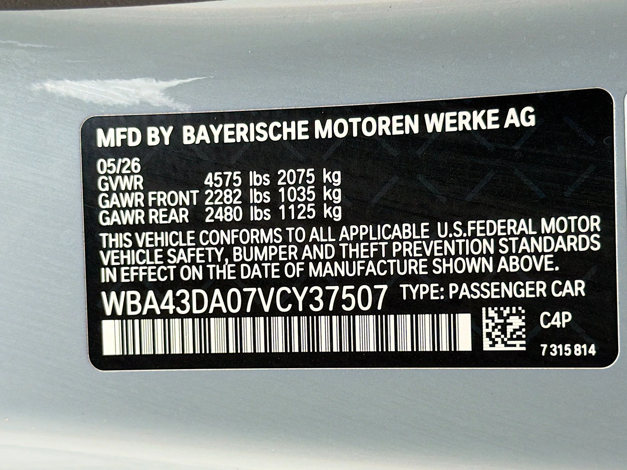 New 2027 Brooklyn Grey Metallic BMW 430i image 44