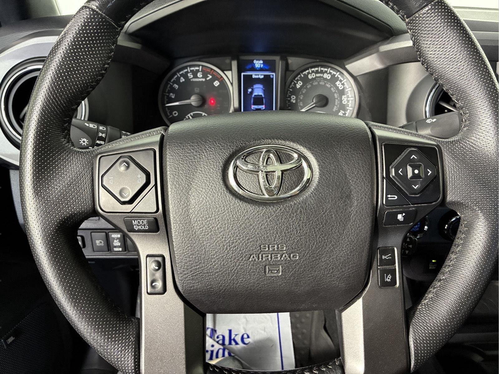 Used 2021 Midnight Black Metallic Toyota TRD Sport image 13
