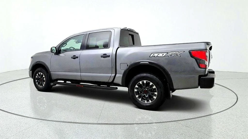 Used 2024 Gun Metallic Nissan 4x4 Crew Cab PRO-4X w/ Rugged Step Boards image 7