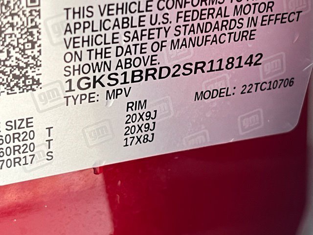 Used 2025 Volcanic Red Tintcoat GMC Elevation image 15