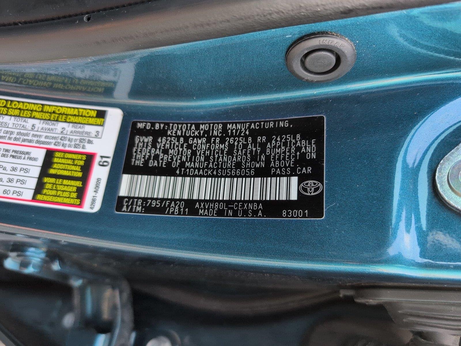 Used 2025 Ocean Gem Toyota LE image 11