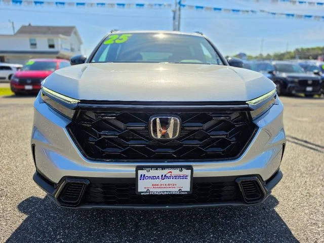 Certified Used 2025 Solar Silver Metallic Honda HYBRID AWD SPORT image 8